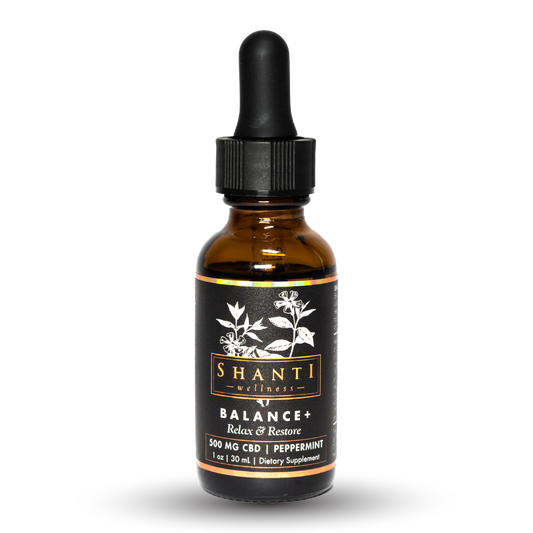 Balance+ 500mg CBD Oil- Peppermint - Shanti Wellness