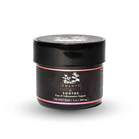 Soothe CBD Balm 800mg for Topical Use- Lavender + Eucalyptus - Shanti Wellness